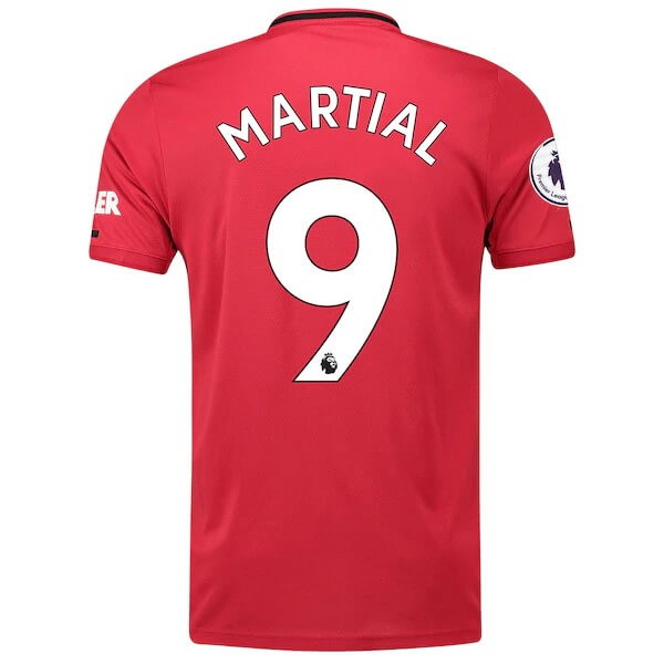 Trikot Manchester United NO.9 Martial Heim 2019-20 Rote Fussballtrikots Günstig